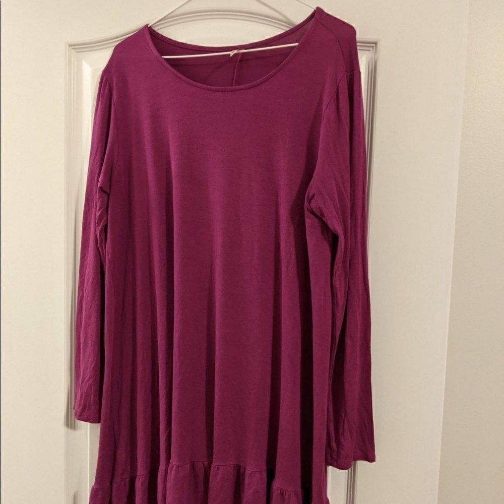 Mittoshop cranberry tunic top 